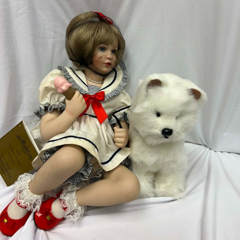 Madeleine & Harry the Westie - Georgetown, Sweethearts of Summer porcelain doll